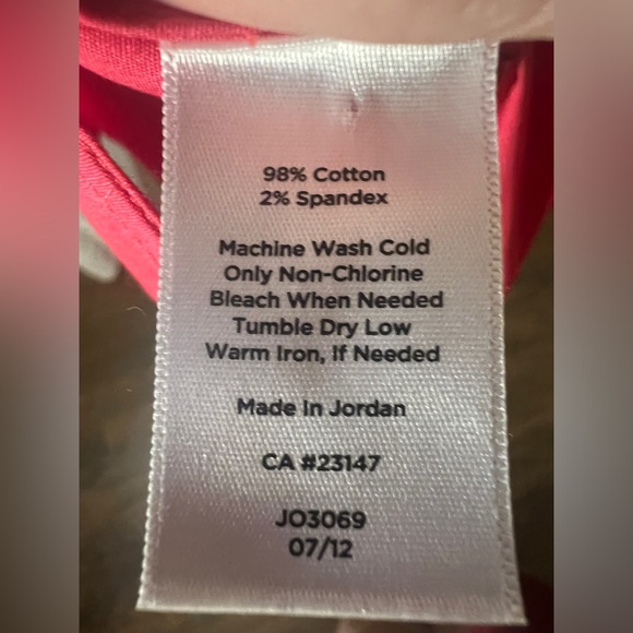 Women’s Bright Pink Talbots Top In Excellent Condition Sz 16petite - Picture 7 of 7